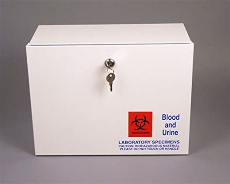 specimen lock box x-large metal|laboratory specimen drop boxes.